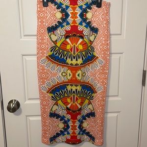 XOXO Worn Colorful Skirt